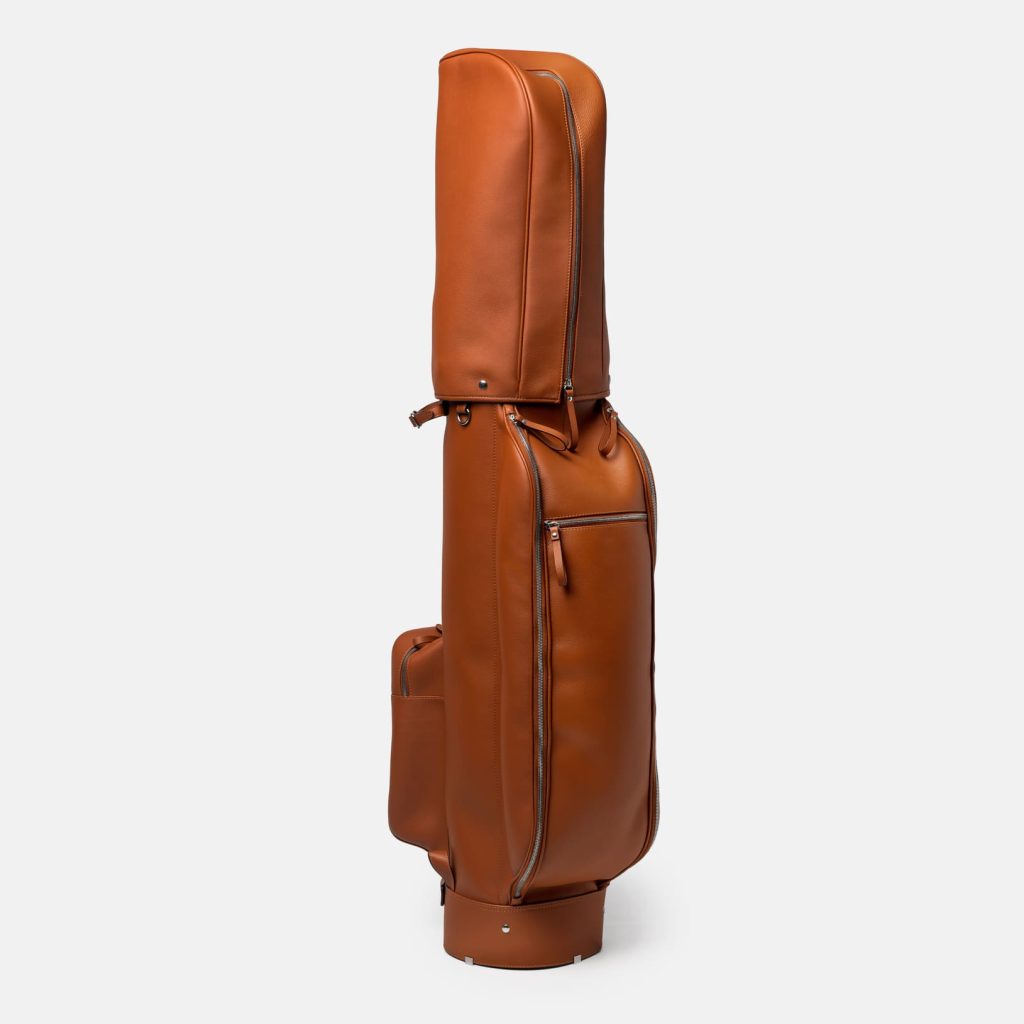 golf bag handmade leather