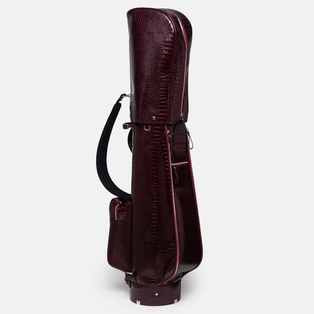Leather golf bag