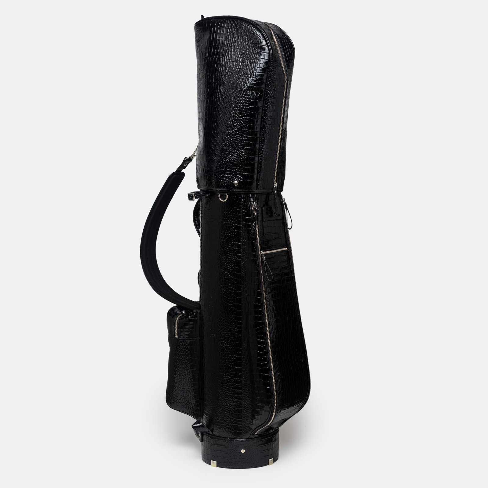 Imagen de Leather golf bag coco black 6 scaled 1.jpg
