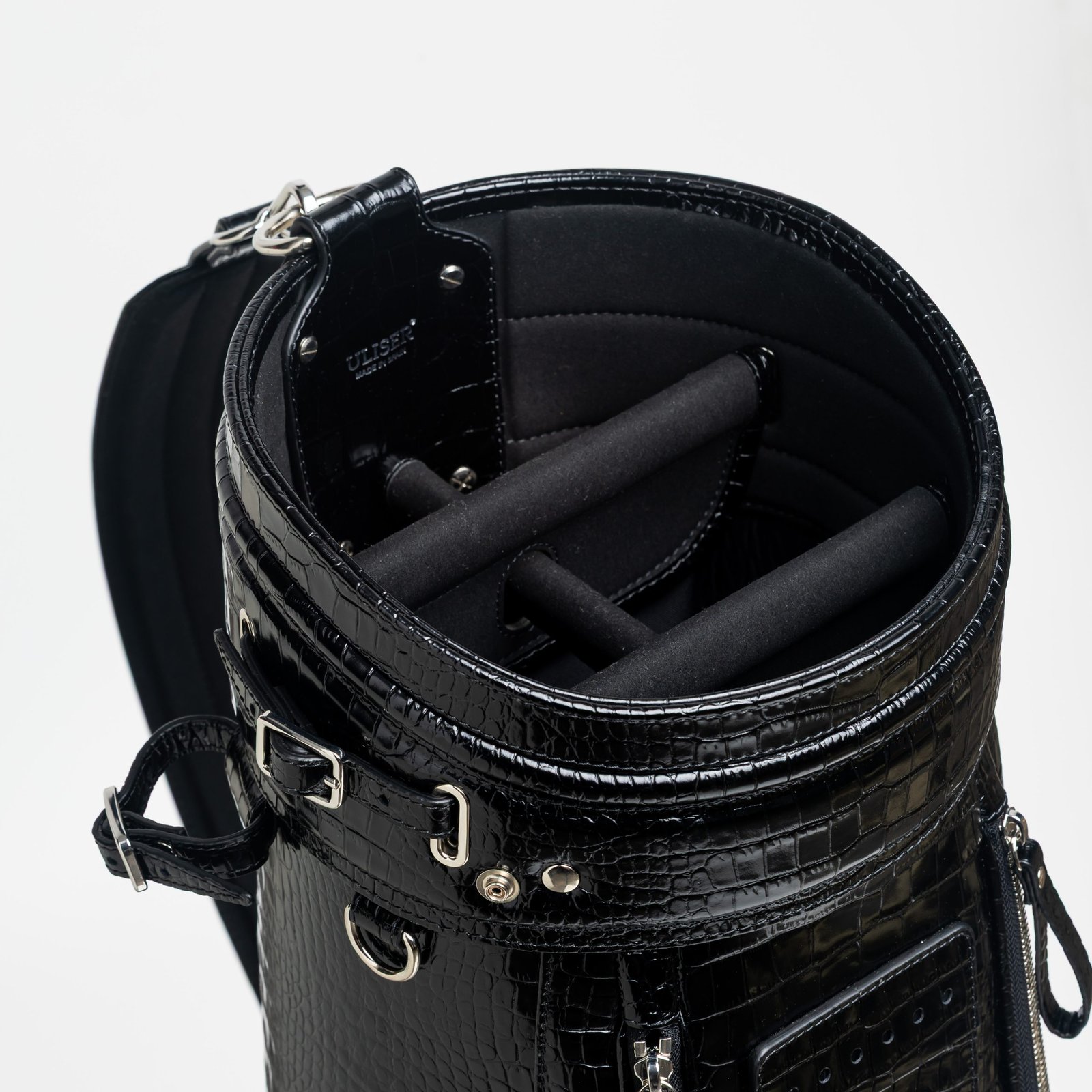 Imagen de Leather golf bag coco black 7 scaled 1.jpg